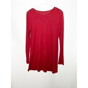 J. Jill Pima Laced Shoulder Tunic